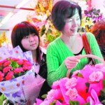 中国でも5月の第2日曜日は母親節