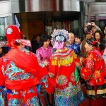 中国古代結婚の花嫁を迎える儀式風景