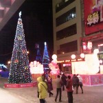 中国瀋陽のクリスマス