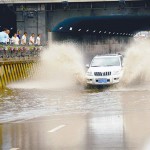 瀋陽の雨季（梅雨）の様子