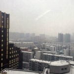 11月7日、中国瀋陽に初雪